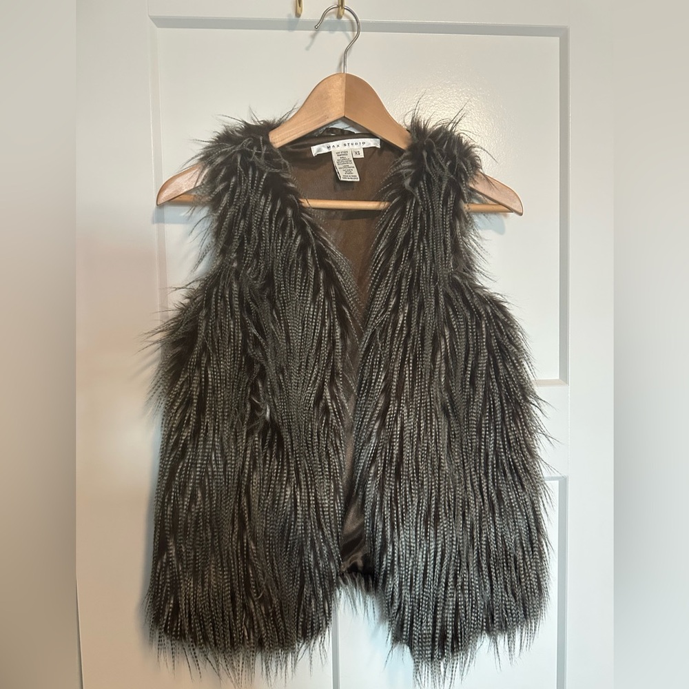 Max Studio Faux Fur Vest